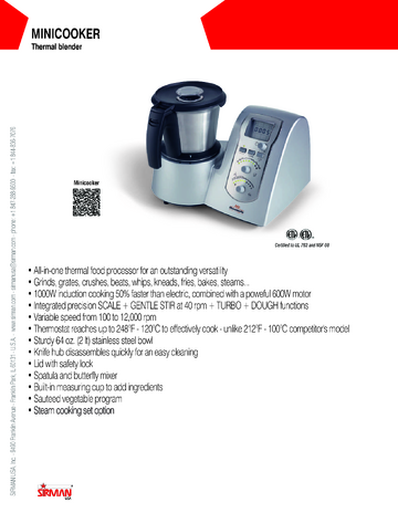 Spec Sheet