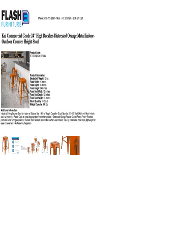 Spec Sheet