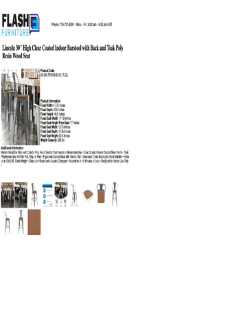 Spec Sheet