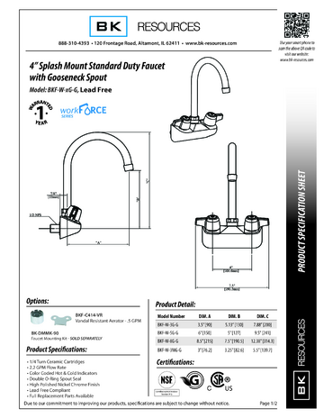 Spec Sheet