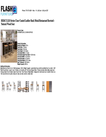 Spec Sheet