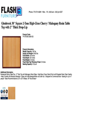 Spec Sheet