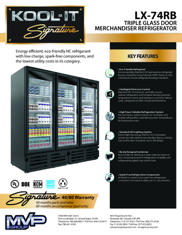 Spec Sheet