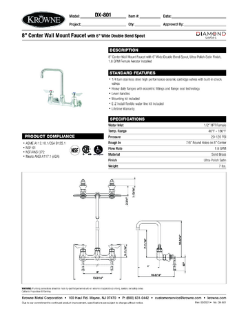 Spec Sheet