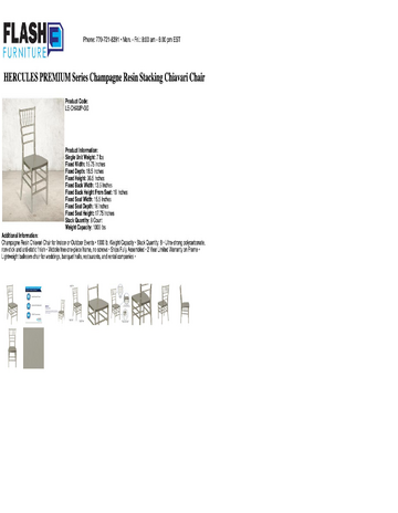 Spec Sheet
