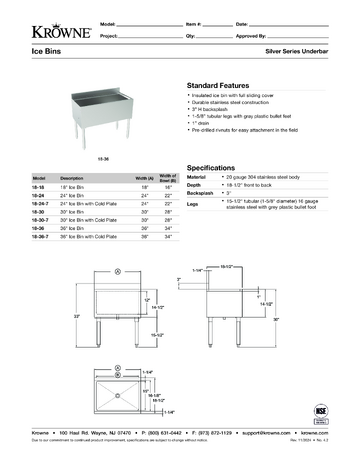 Spec Sheet