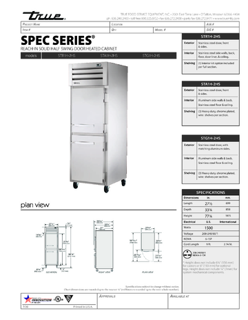 Spec Sheet