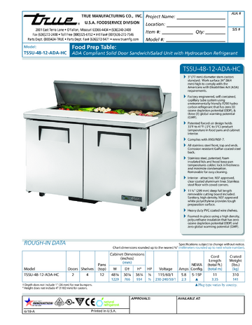 Spec Sheet