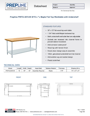 Spec Sheet