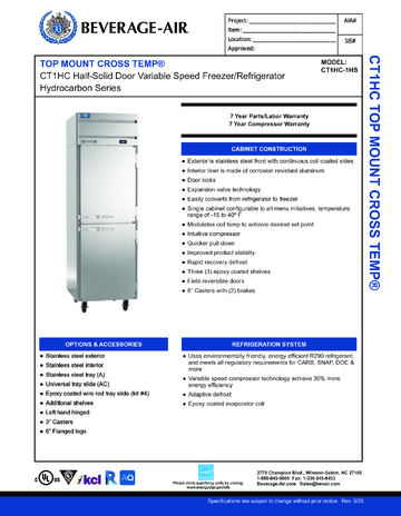 Spec Sheet
