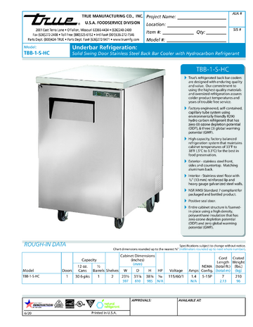 Spec Sheet
