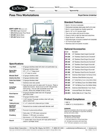 Spec Sheet