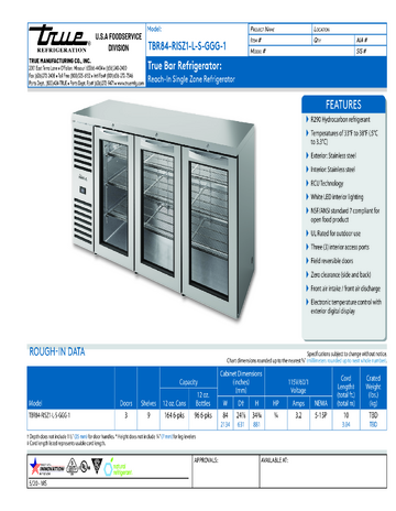 Spec Sheet