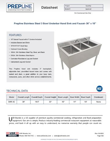 Spec Sheet