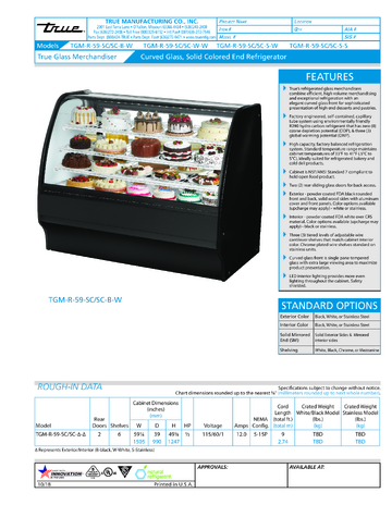 Spec Sheet