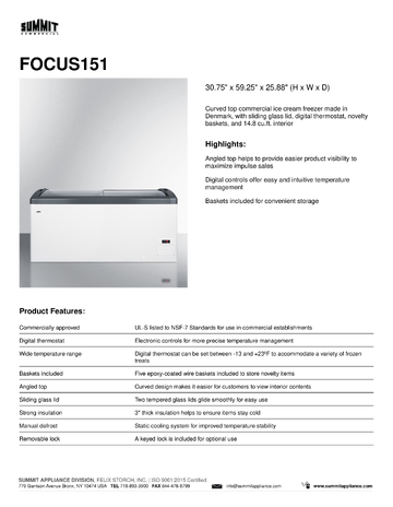 Spec Sheet