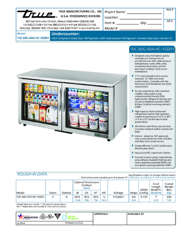 Spec Sheet