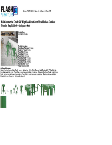 Spec Sheet