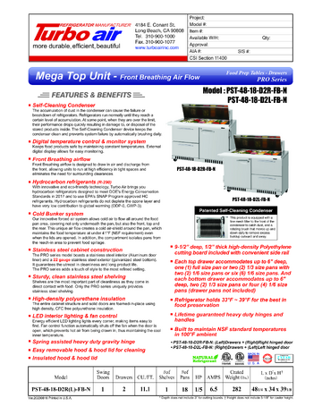 Spec Sheet