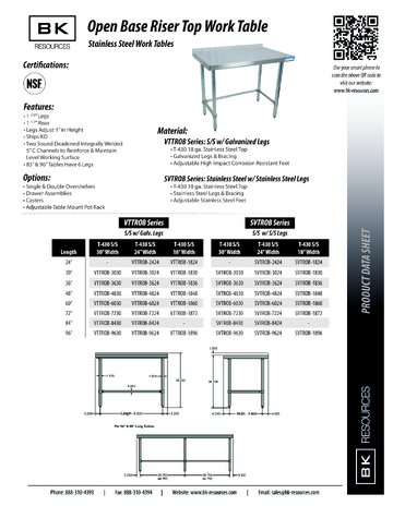 Spec Sheet