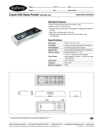 Spec Sheet