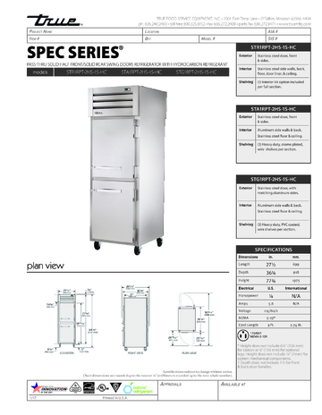 Spec Sheet