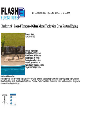 Spec Sheet