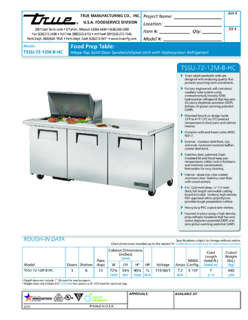 Spec Sheet