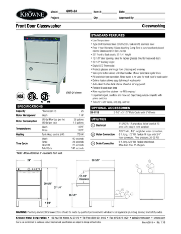 Spec Sheet