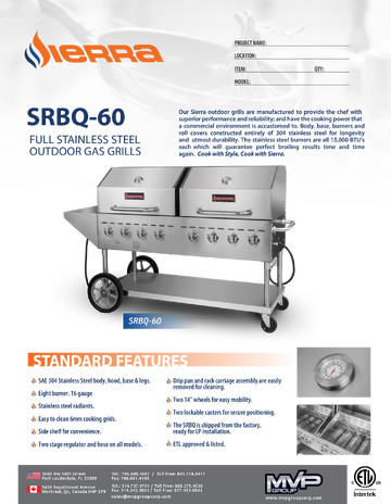 Spec Sheet