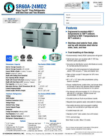 Spec Sheet