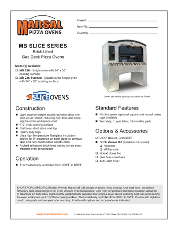 Spec Sheet