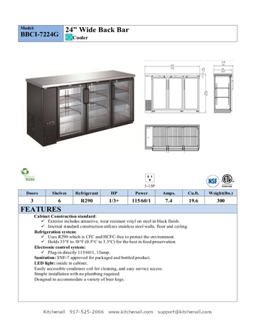Spec Sheet