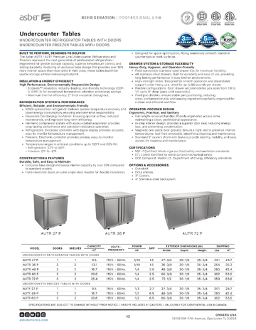 Spec Sheet