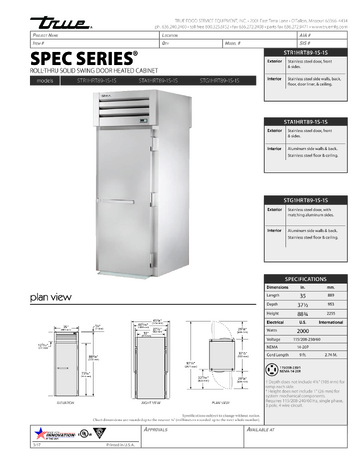 Spec Sheet
