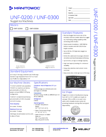 Spec Sheet