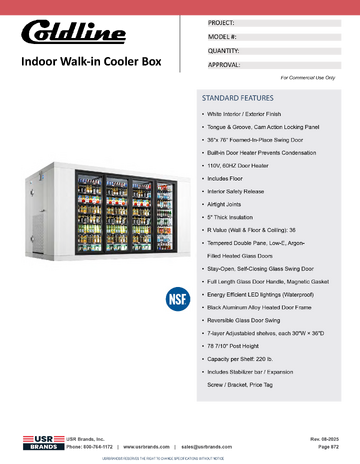 Spec Sheet