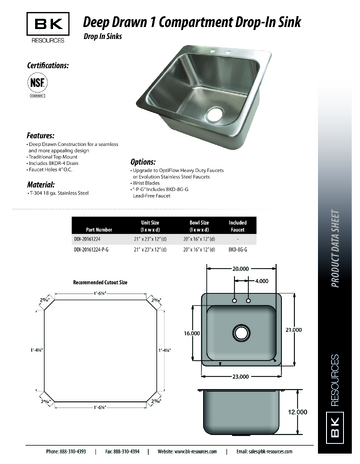 Spec Sheet