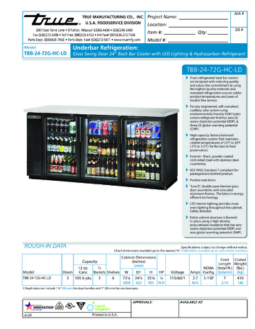 Spec Sheet