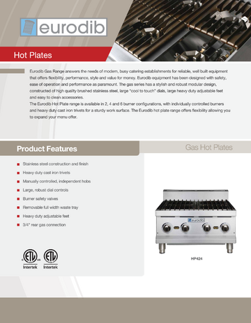 Spec Sheet