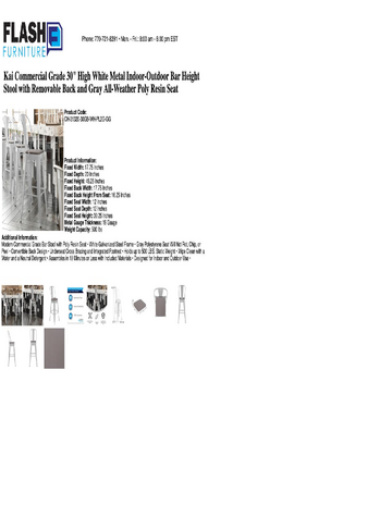Spec Sheet