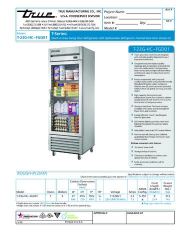 Spec Sheet
