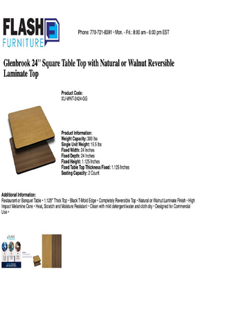 Spec Sheet