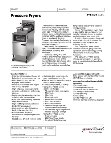Spec Sheet