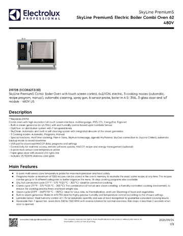 Spec Sheet
