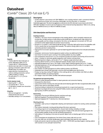 Spec Sheet