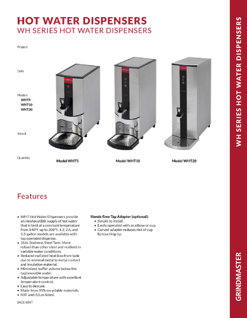 Spec Sheet