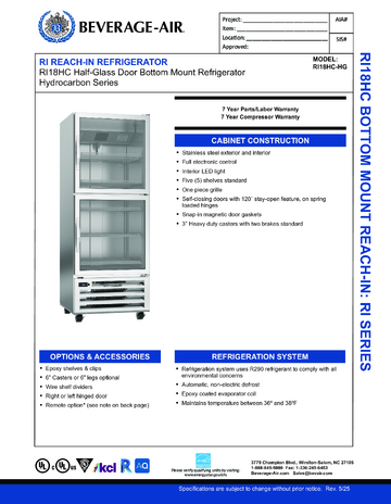 Spec Sheet