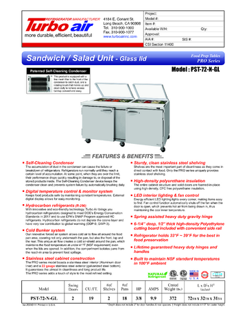 Spec Sheet