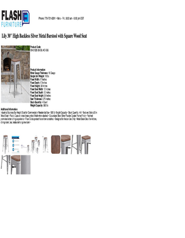 Spec Sheet